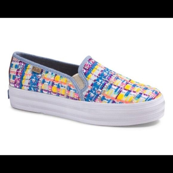 Keds x Malhia Kent Triple Decker Klein Slip-Ons - US 5.5 - Picture 4 of 10